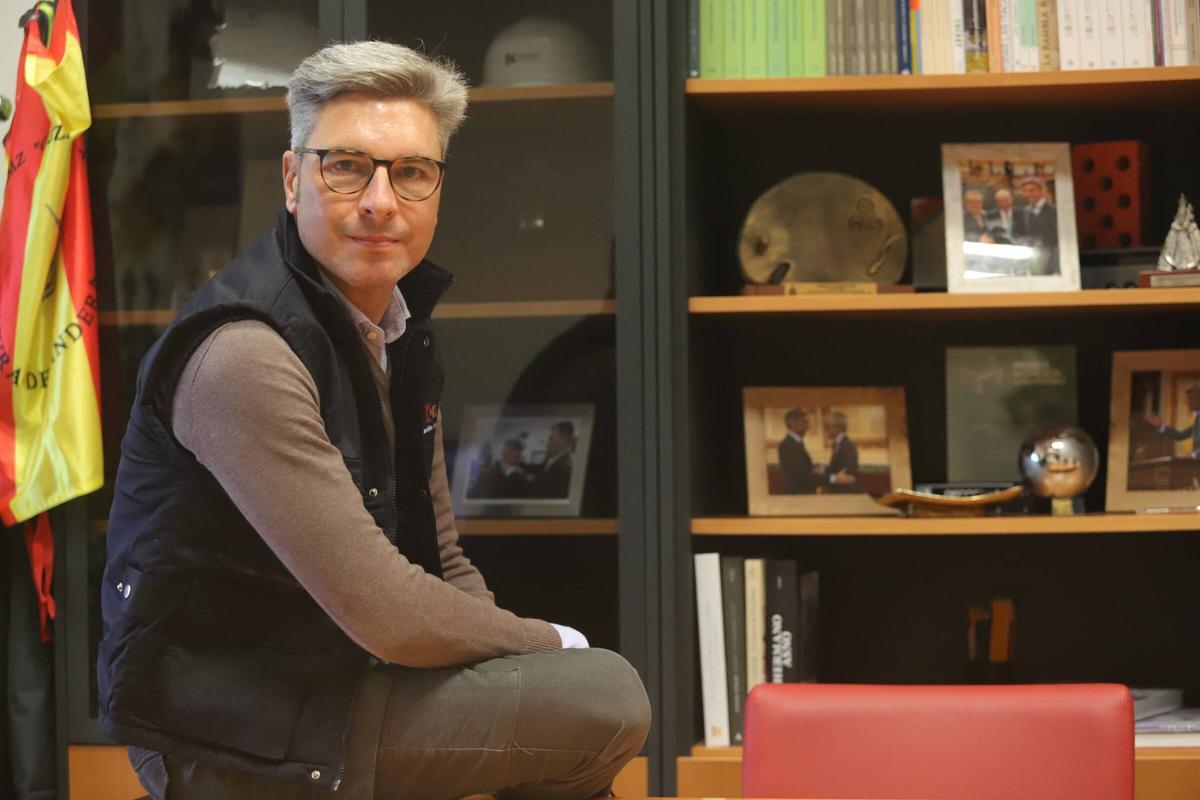 Andrés Lorite, en su despacho en la Diputación de Córdoba.
