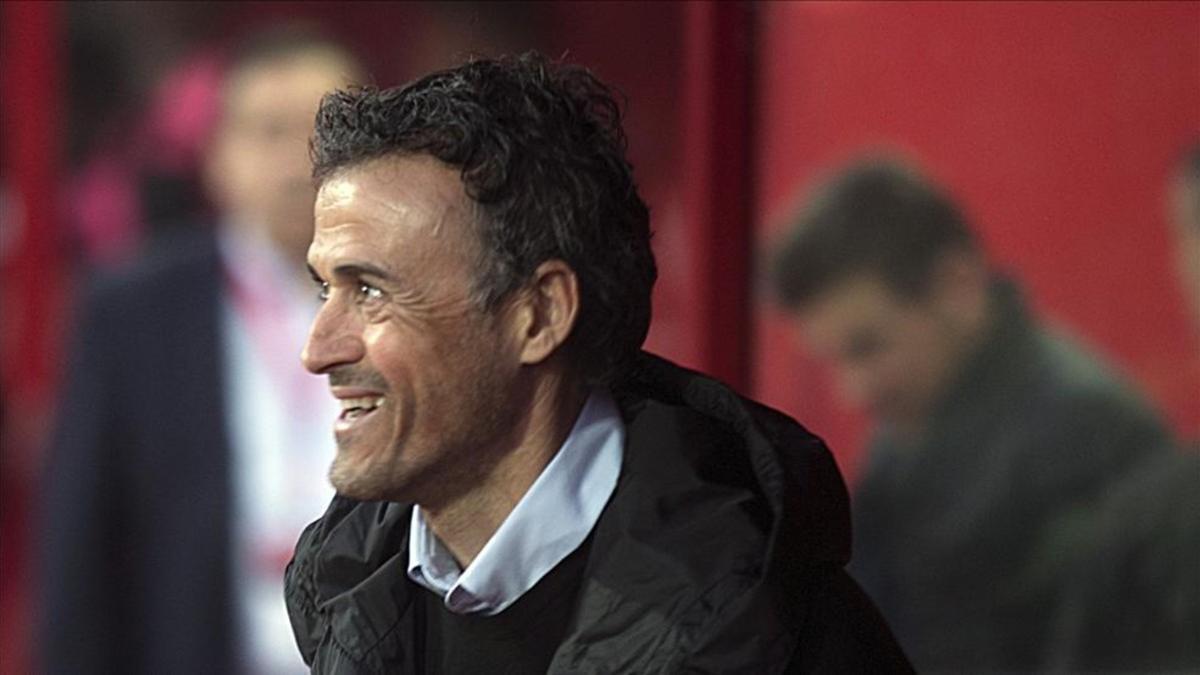 Luis Enrique, en el cásting del PSG