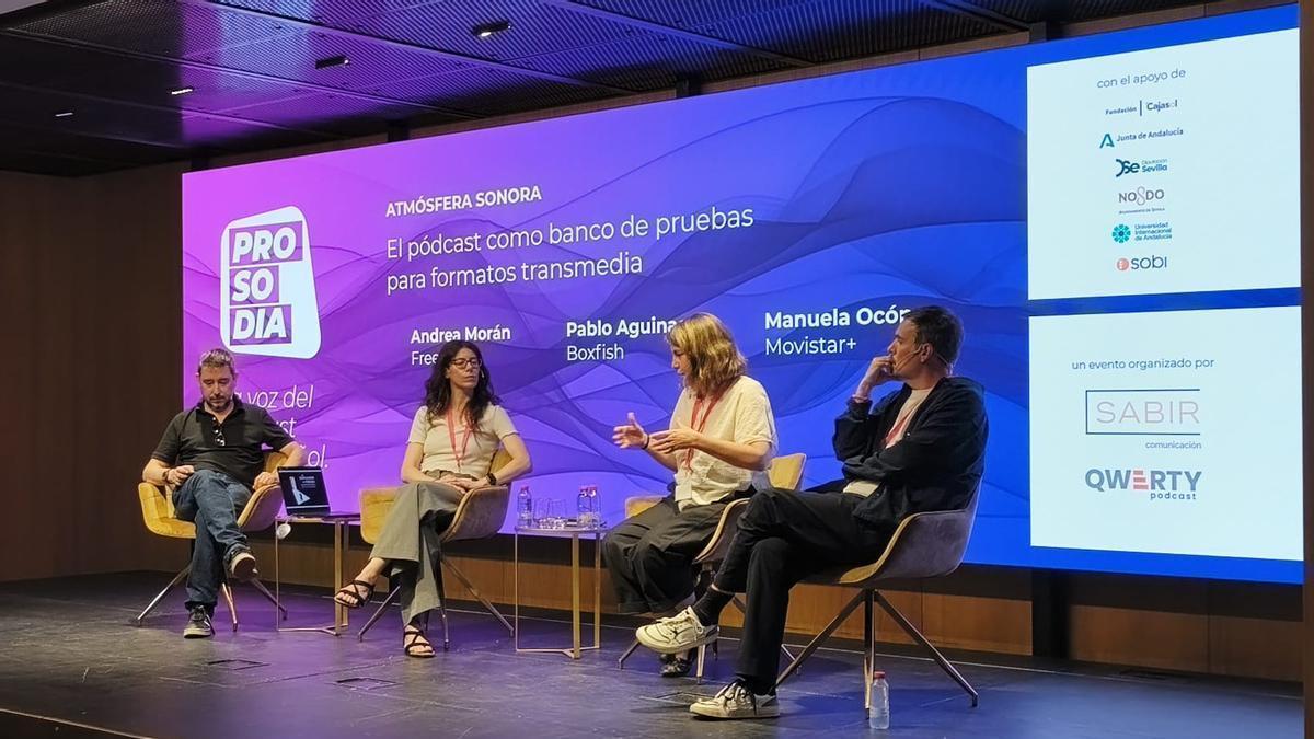 Mesa redonda dentro del encuentro Prosodia celebrado en Sevilla