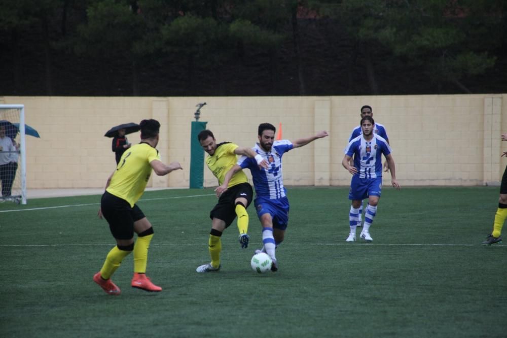 Partido entre el Lorca Deportiva y el Mar Menor