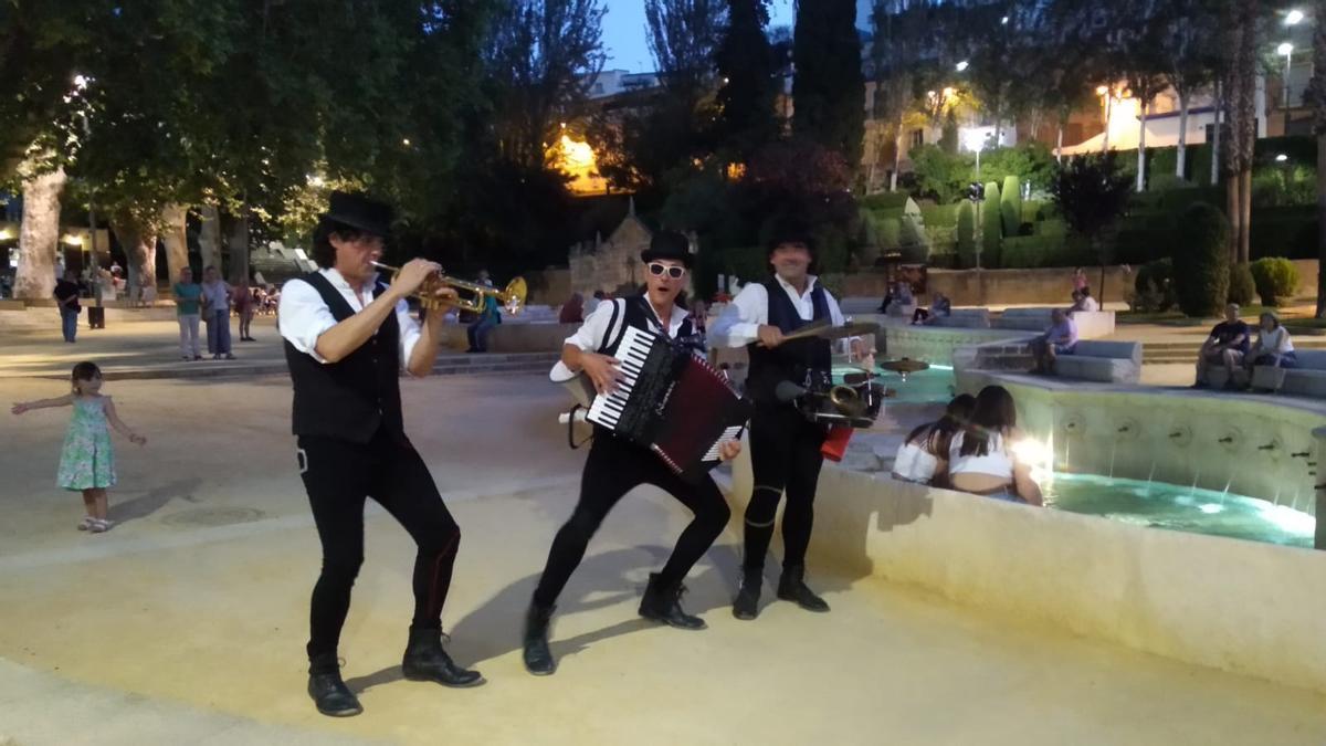 Inicio del Festival en la Calle, en Priego de Córdoba.