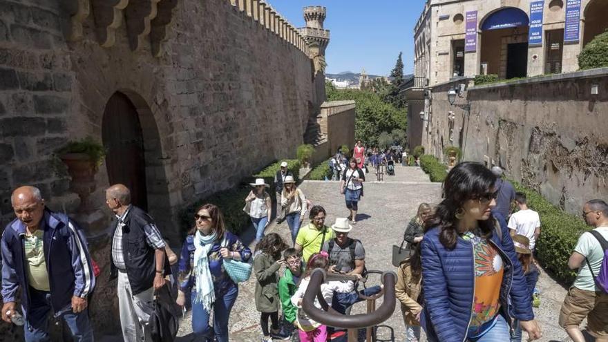 La zona de la Seu es la más visitada por los cruceristas.