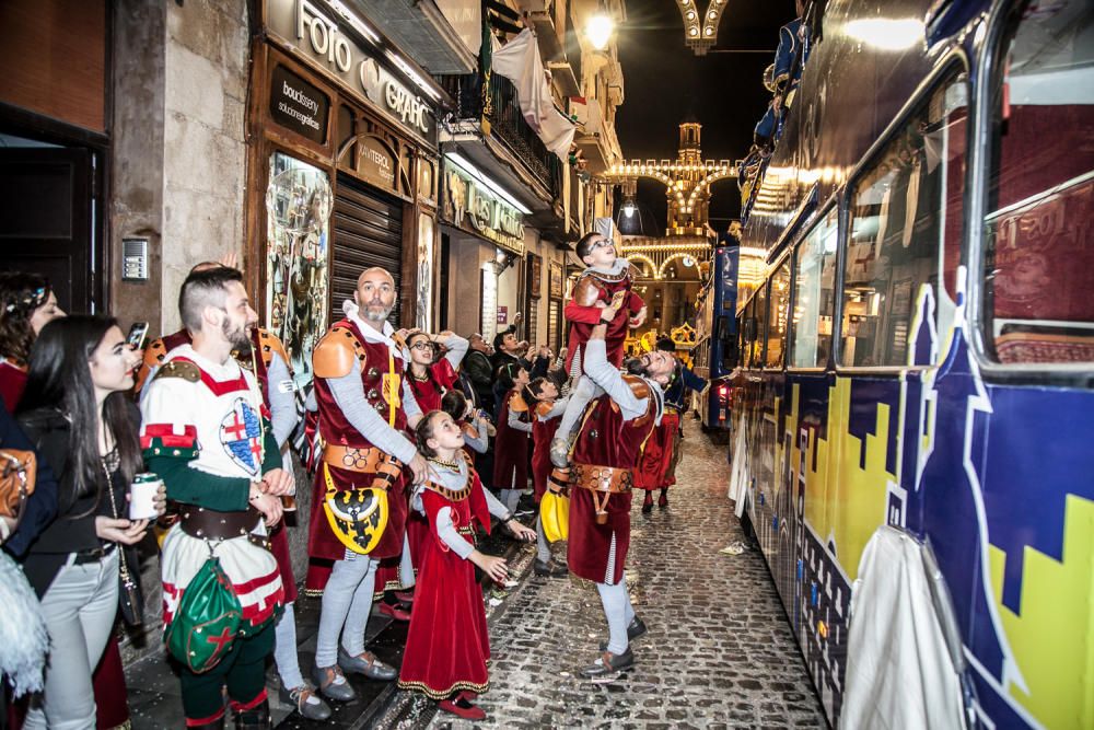 Animada Retreta en las Fiestas de Alcoy