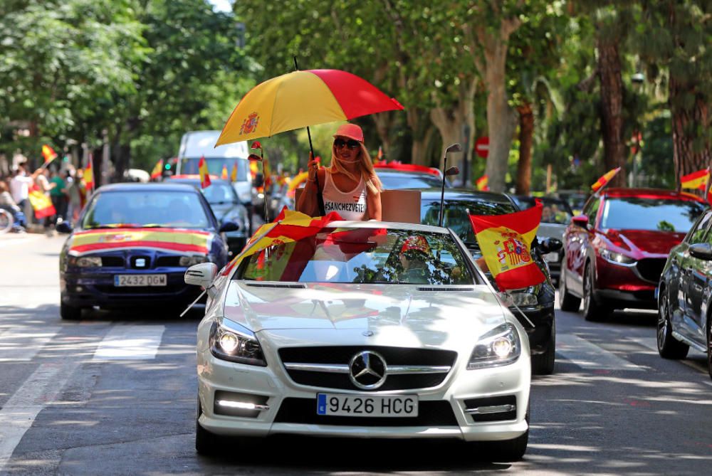 Manifestación contra el Gobierno convocada por Vox en Valencia