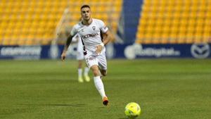 Carlos Isaac, en un partido con el Albacete