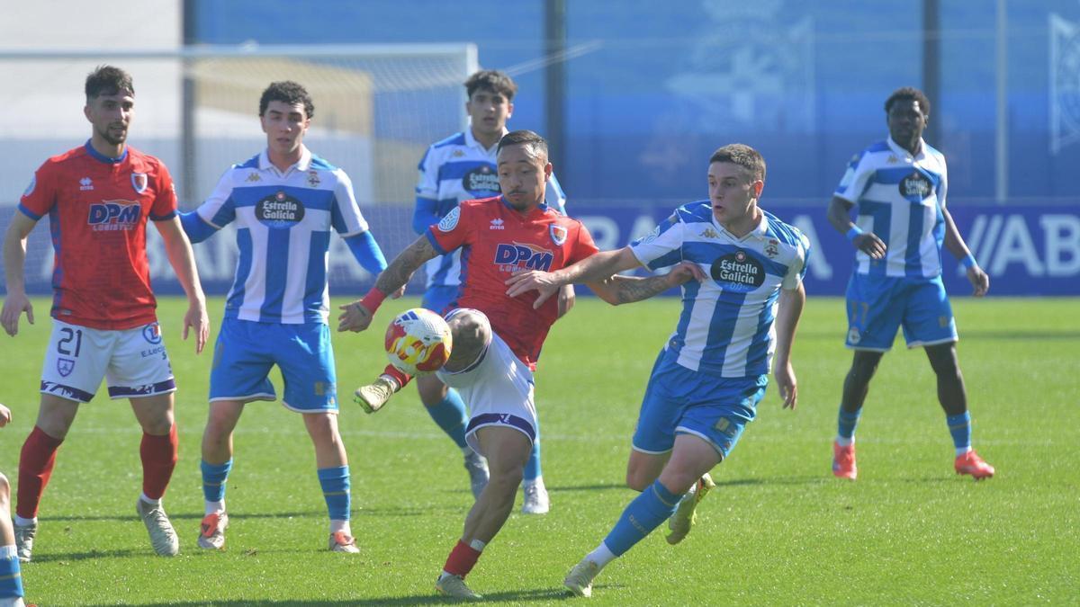 Victoria de equipo grande para el Fabril ante el Numancia (2-1)