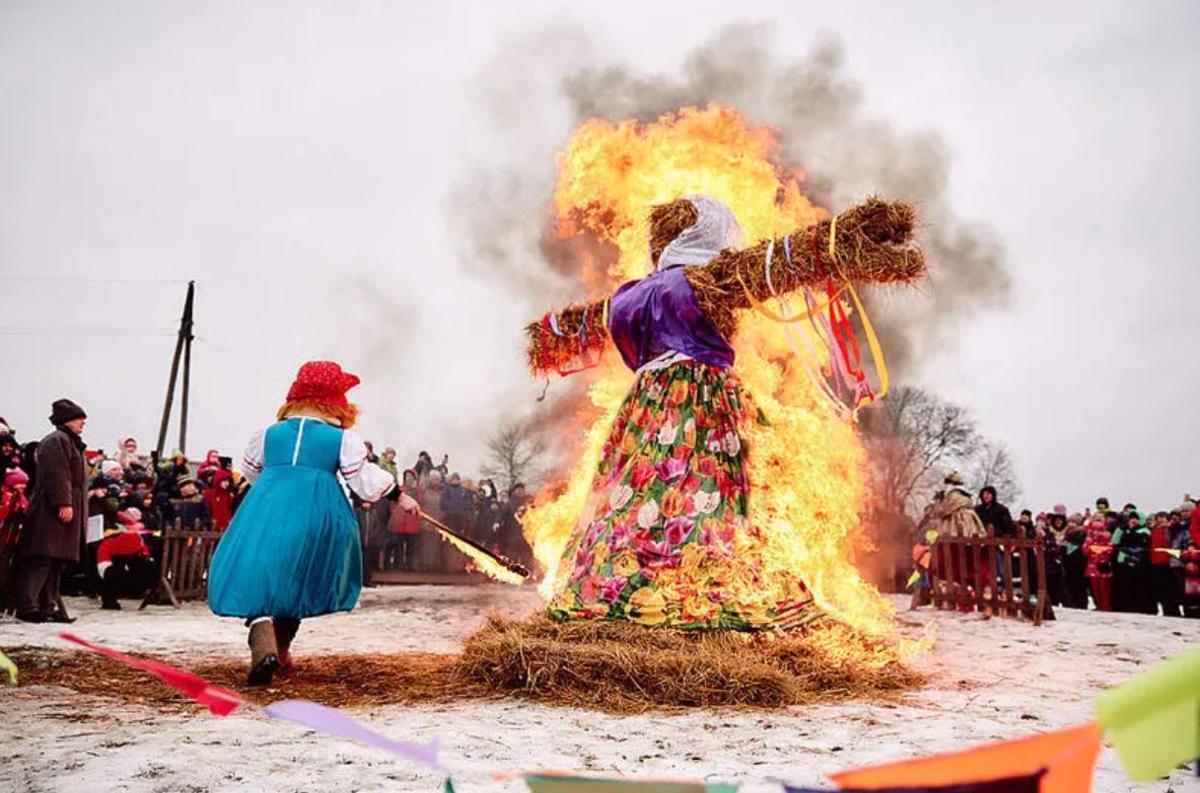 Quema de Maslenitsa.