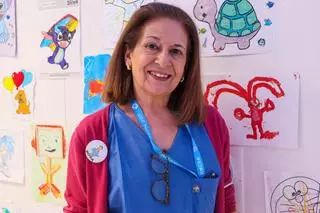Rosa Romero: «Para mí es un honor que algunos niños me digan que soy la tita del hospital»