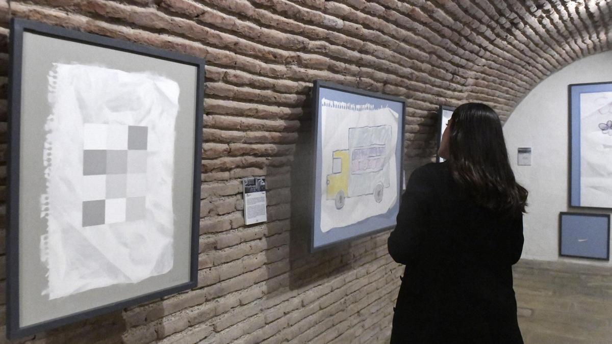 Una muestra de las obras expuestas en las Bóvedas del Almudí.