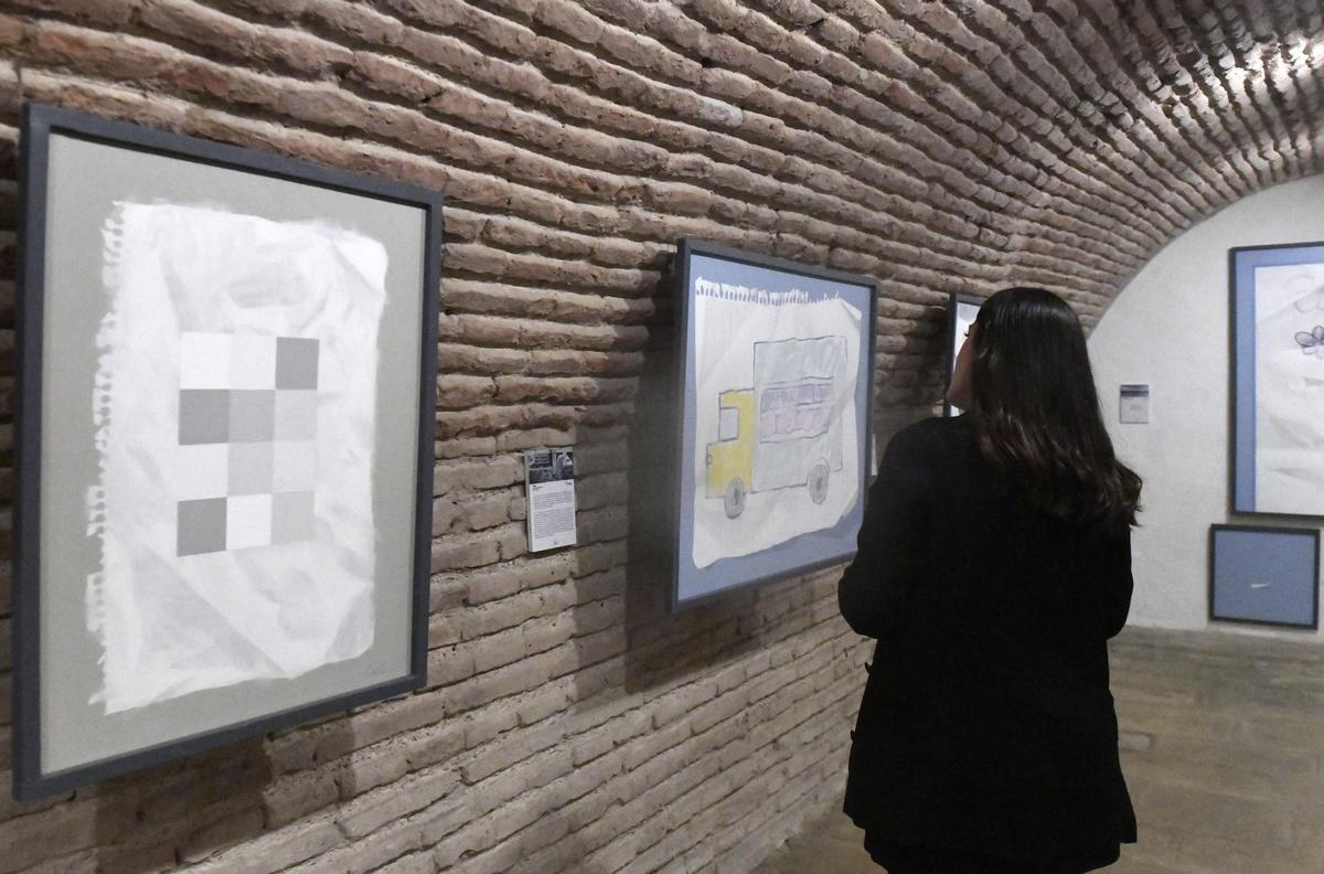 Una muestra de obras expuestas en las Bóvedas del Almudí.