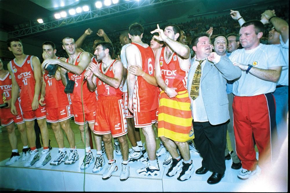 El TDK Manresa, campió de Lliga la temporada 1997-1998