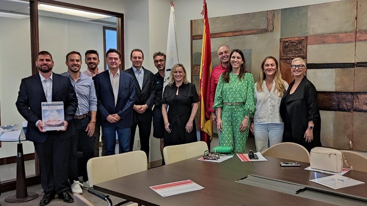 Una imagen de los representantes de las empresas durante la misión comercial que la Cámara de Málaga desarrolla en EEUU.