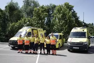 Presentació dels nous models d'ambulàncies a Manresa