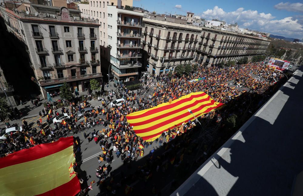 Manifestación de Sociedad Civil Catalana