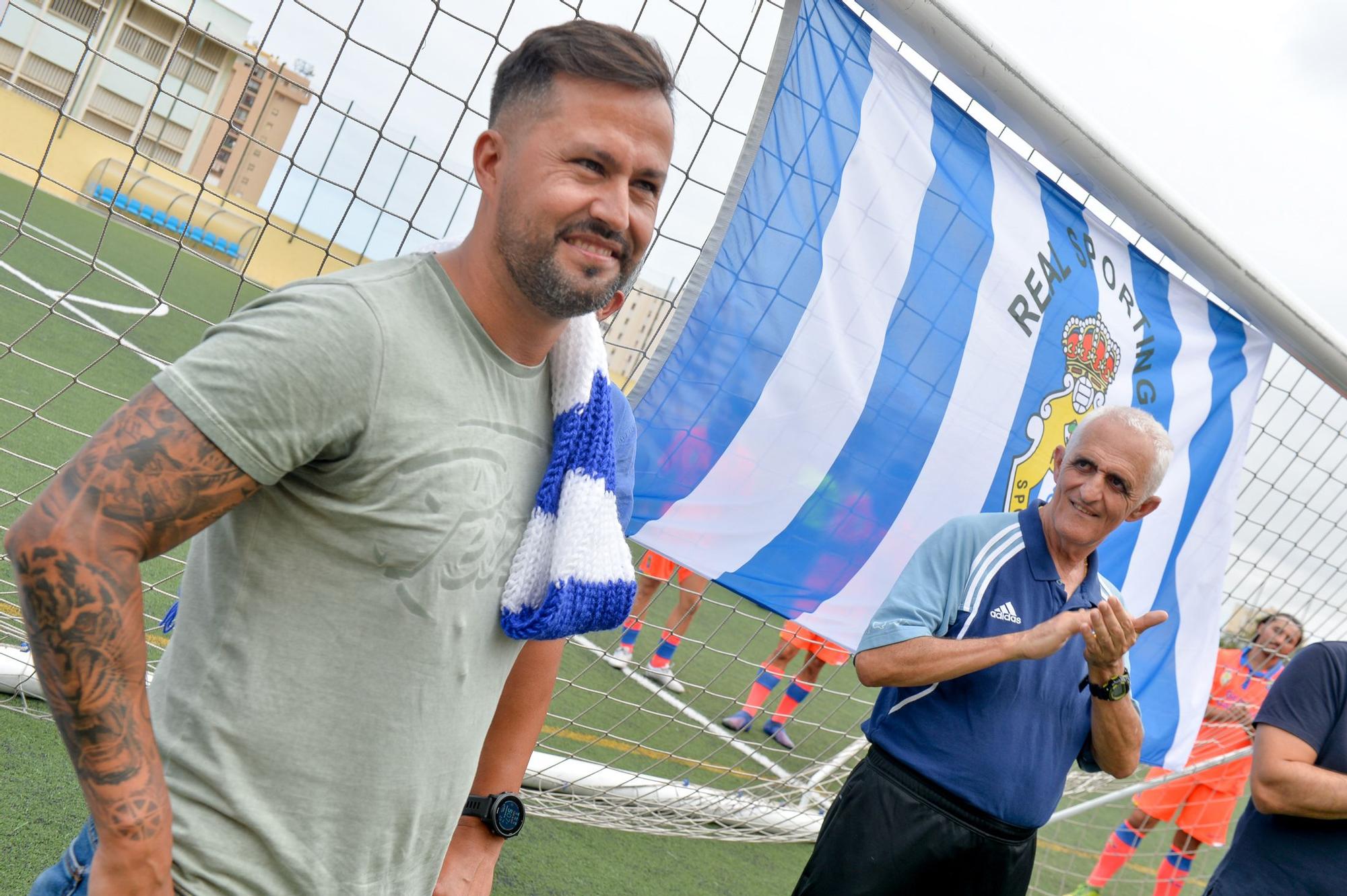 Homenaje al jugador Yeray Espino