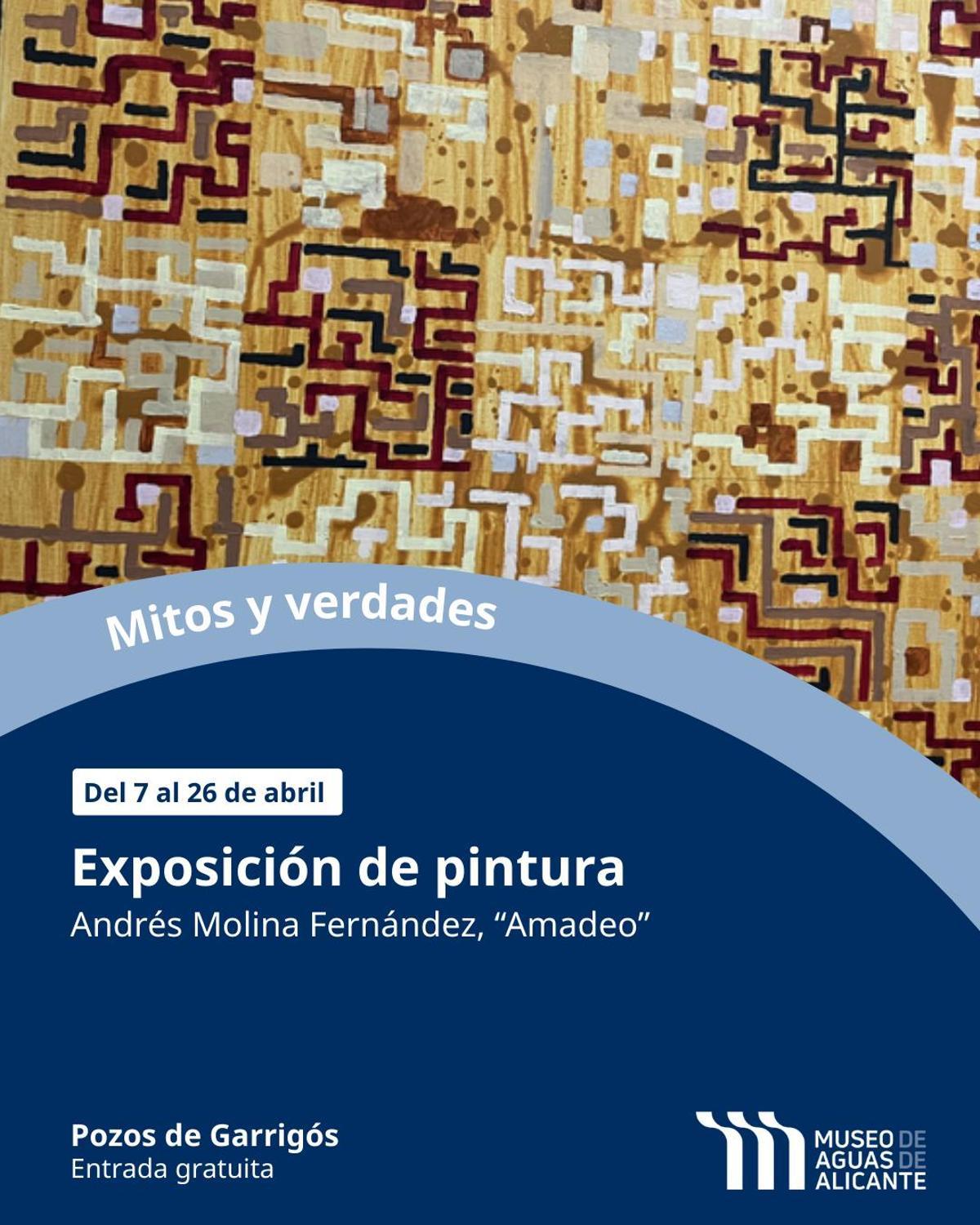 La muestra "Mitos y verdades" se podrá visitar hasta el 26 de abril en el Museo de Aguas de Alicante