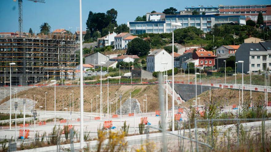 Vista parcial de la urbanización del ofimático.