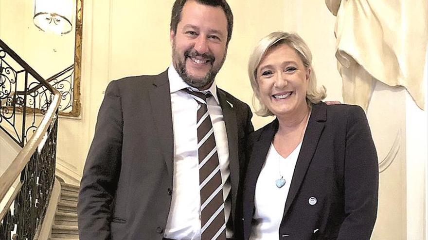 Le Pen y Salvini sellan la unión ultra para conquistar Europa