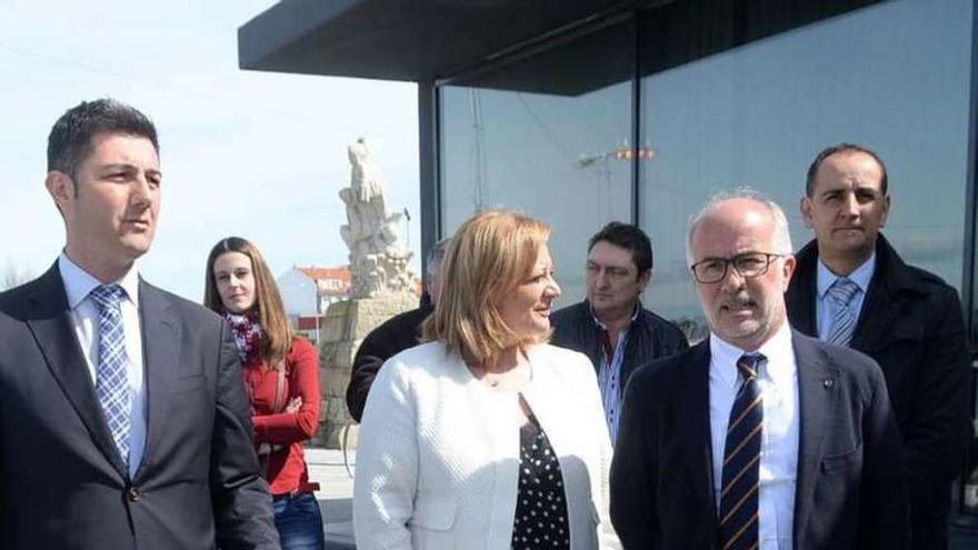 Presentación de Cruceros Costeros ayer en Vilanova. // Noé Parga