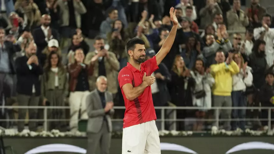 Djokovic, adiós con sabor a despedida en Roland Garros