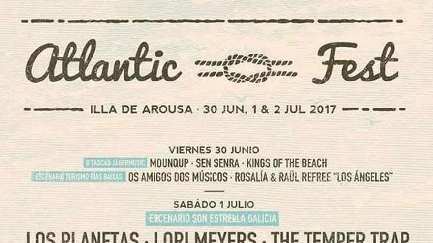 Cartel completo del Atlantic Fest