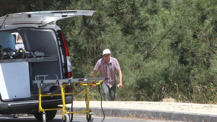 El cuerpo de la ourensana Socorro Pérez apareció en junio; fue asaltada mientras hacía deporte. // J. Regal