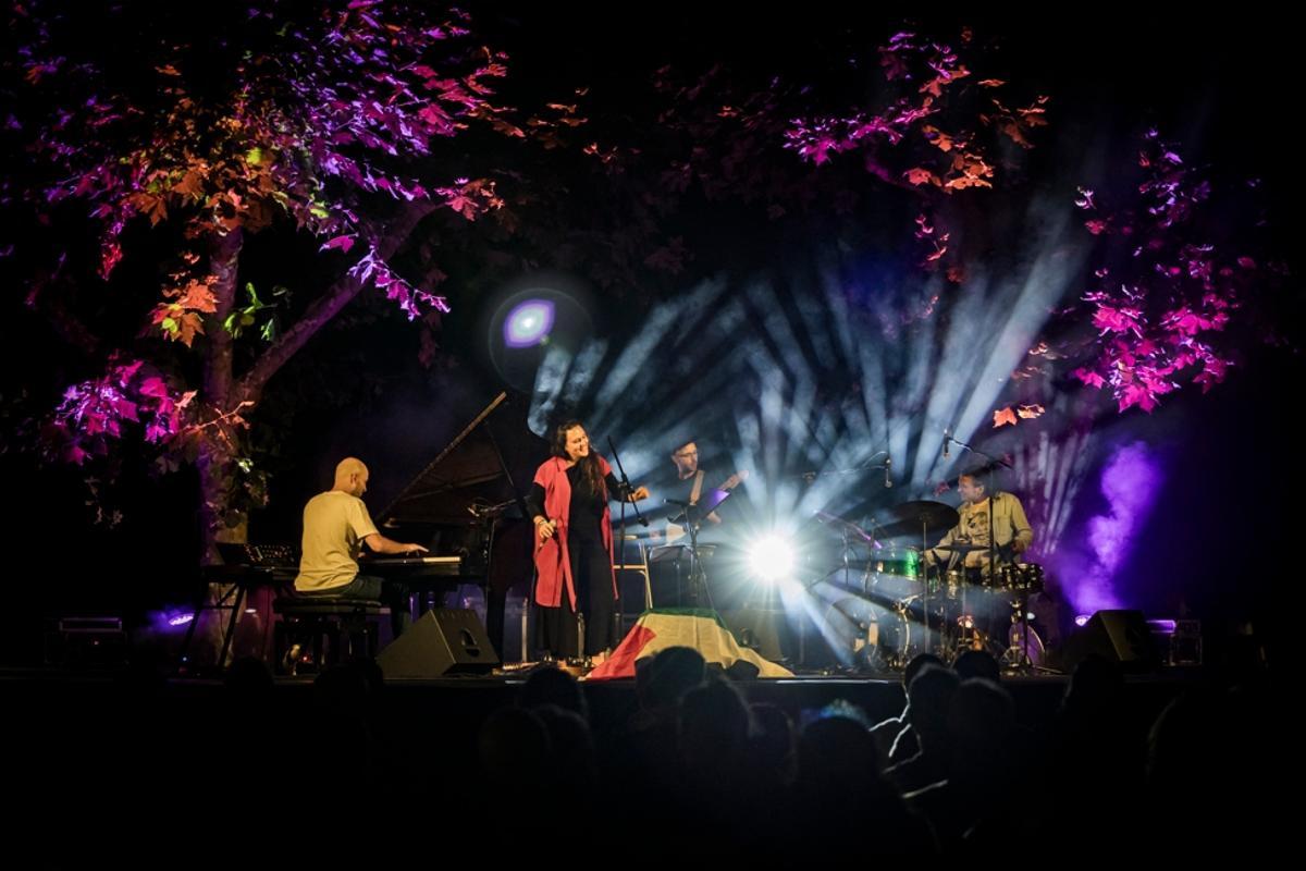 Un concerto do cuarteto formado por Xan Campos, Faia Díaz, Virxilio da Silva e Iago Fernández o pasado verán en Cedeira.