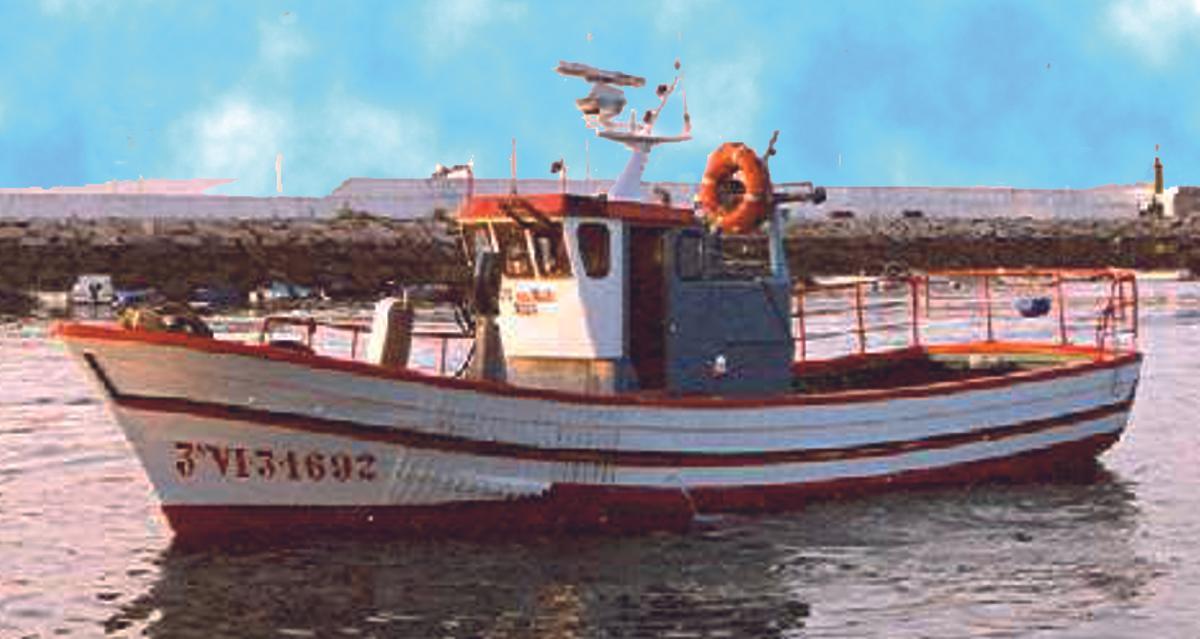 O barco "Ave del Mar"