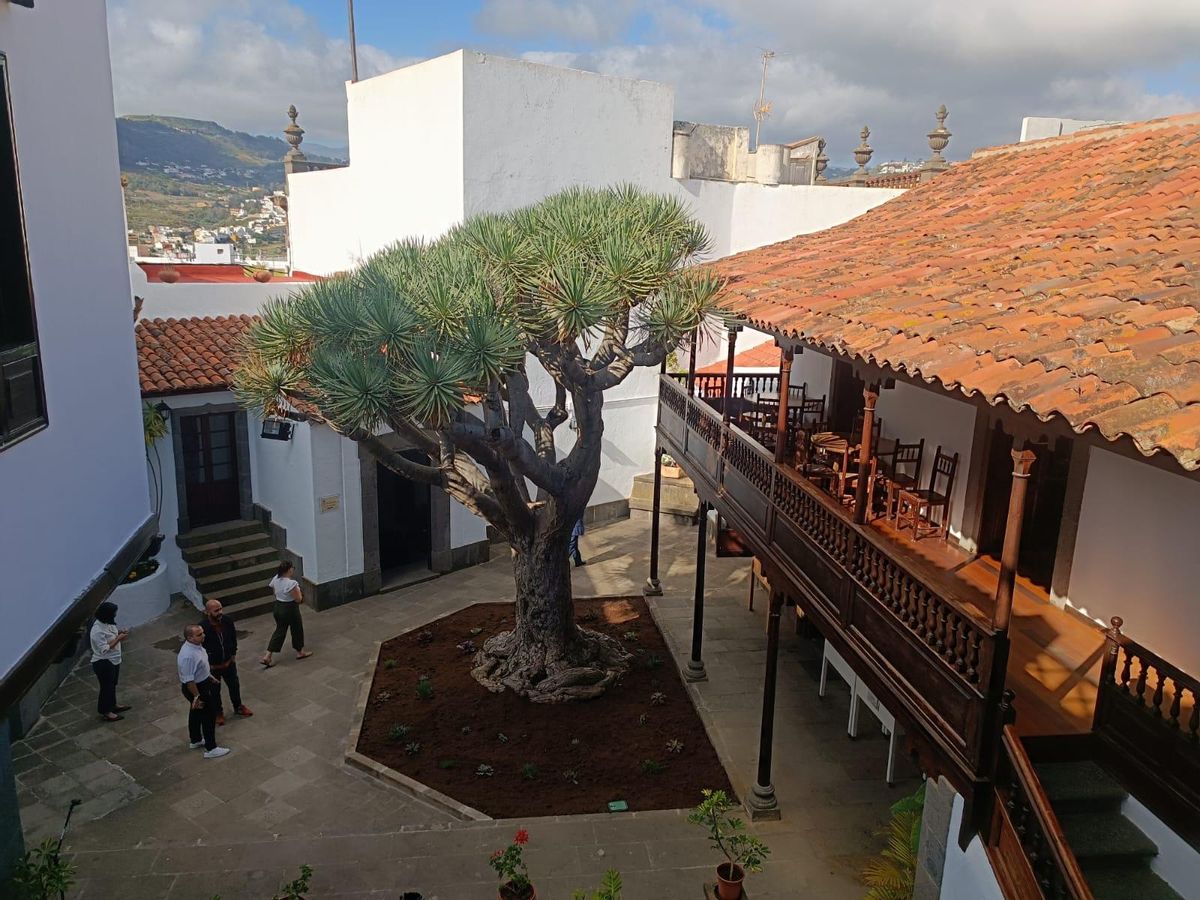 Patio interior de la Casa de la Cultura.