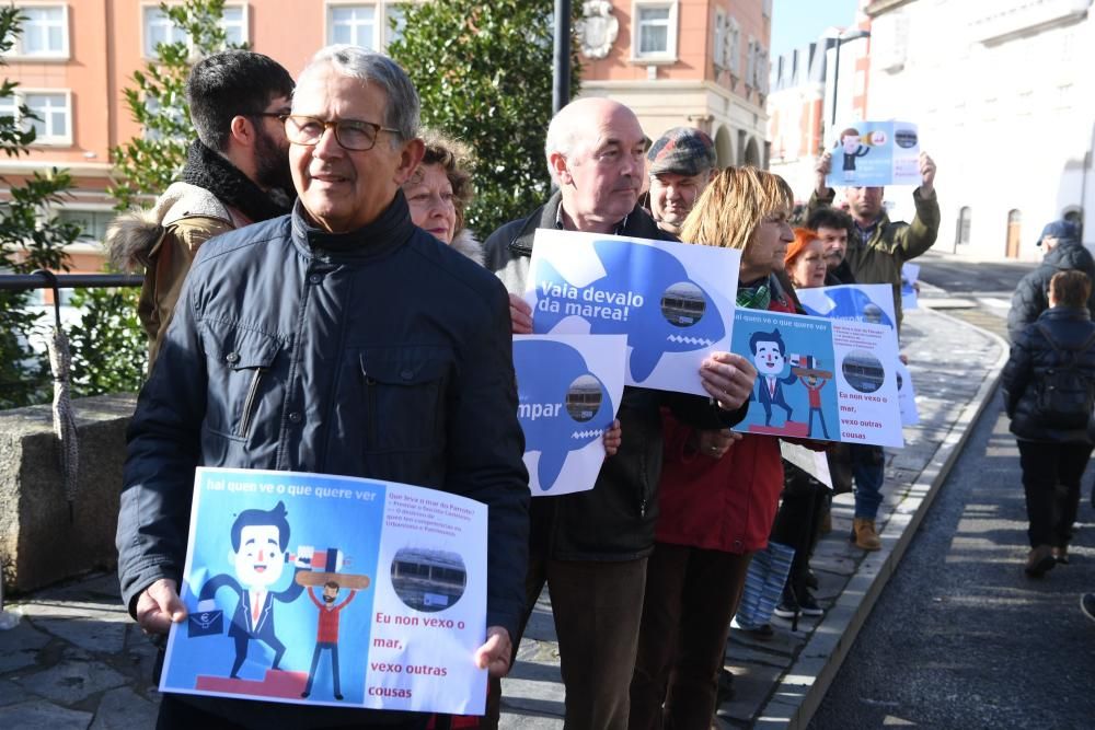 Manifestación por las obras en La Solana