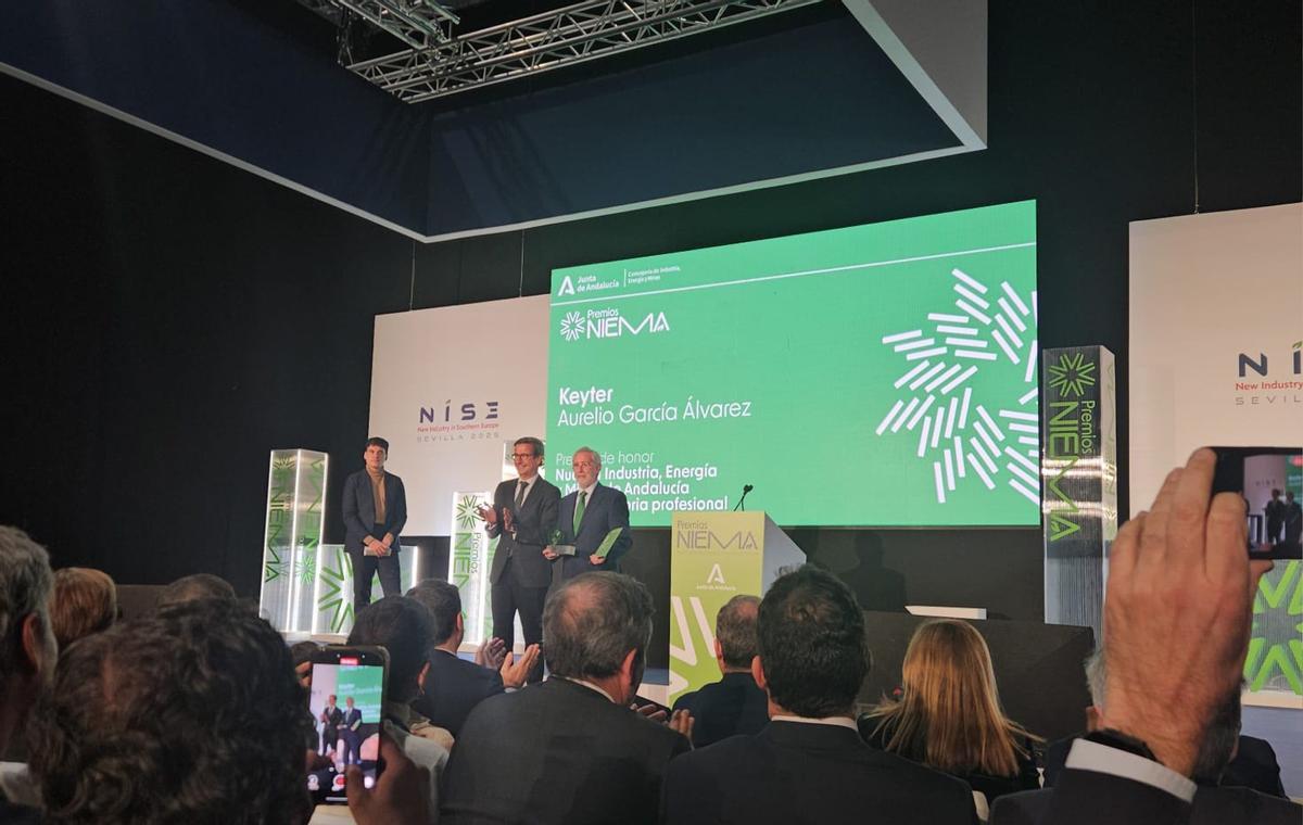 Acto de entrega del premio Niema en Sevilla esta semana.