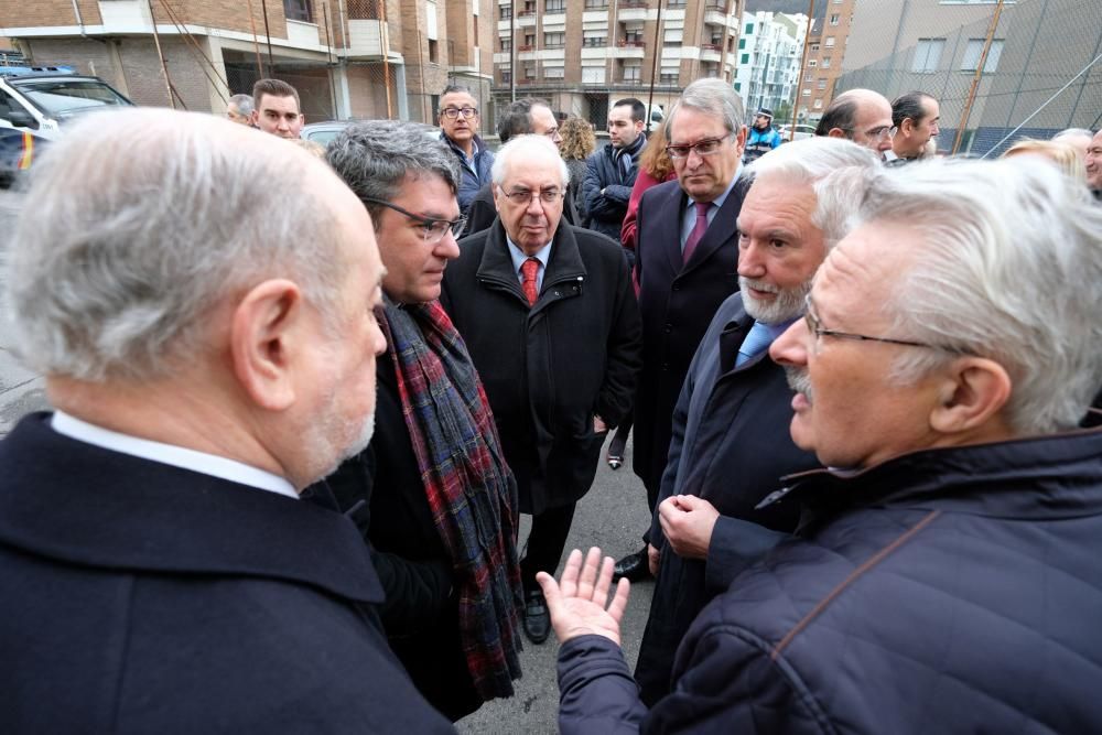 Los ministros Álvaro Nadal e Iñigo de la Serna, en Asturias