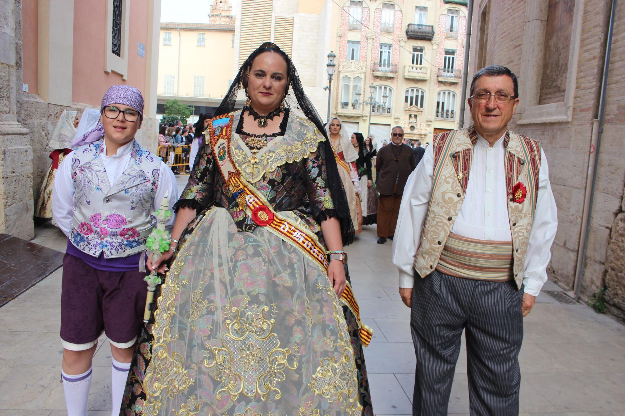 La fuerza de las Fallas en la Procesión de la Virgen (II)