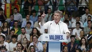 Feijóo pide apoyo para gobernar con "honestidad" frente a un Gobierno "indecente"
