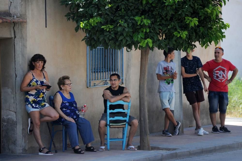 Susto al arder una casa  de Patiño