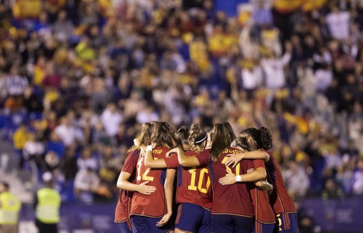 Imagen de archivo de las jugadoras de la selección. | RFEF