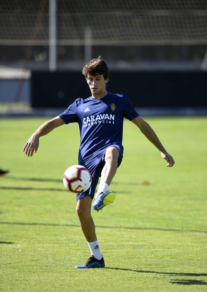 Entrenamiento del Real Zaragoza en la Ciudad Deportiva