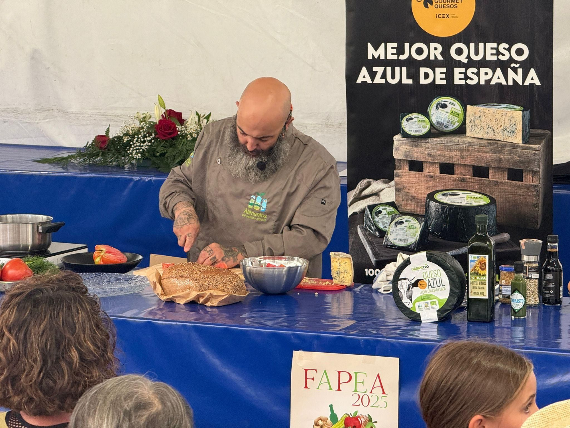 Así fue el showcooking de David Montes en FAPEA