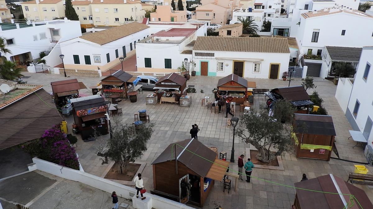 Imagen de archivo del Mercadillo de Navidad de Formentera