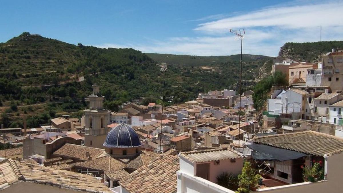 Vistas del castillo de Buñol