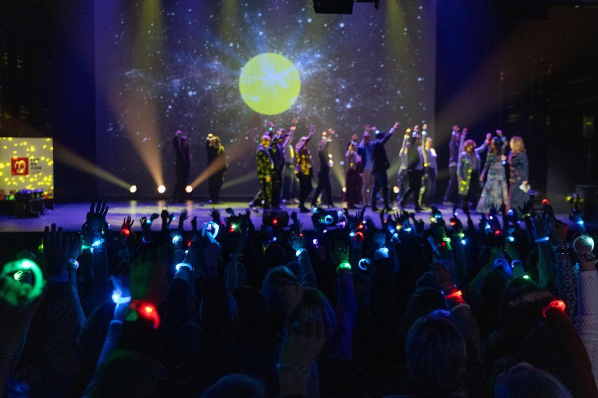 Momento 'Conquistar el Sol' en  la V Gala Fundación El Pimpi