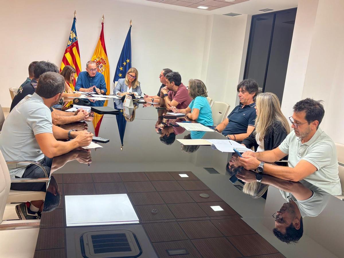 Reunión del Cecopal del Ayuntamiento de Almassora.