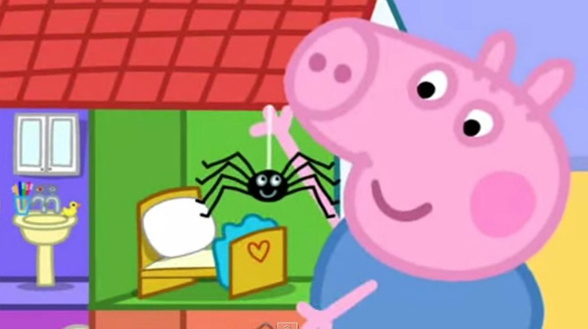 El capítol de ’Peppa Pig’ sobre aranyes censurat a Austràlia.