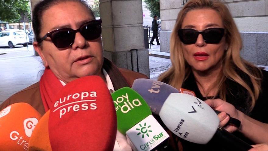 María del Monte llega a los juzgados tranquila y confiando en la Justicia