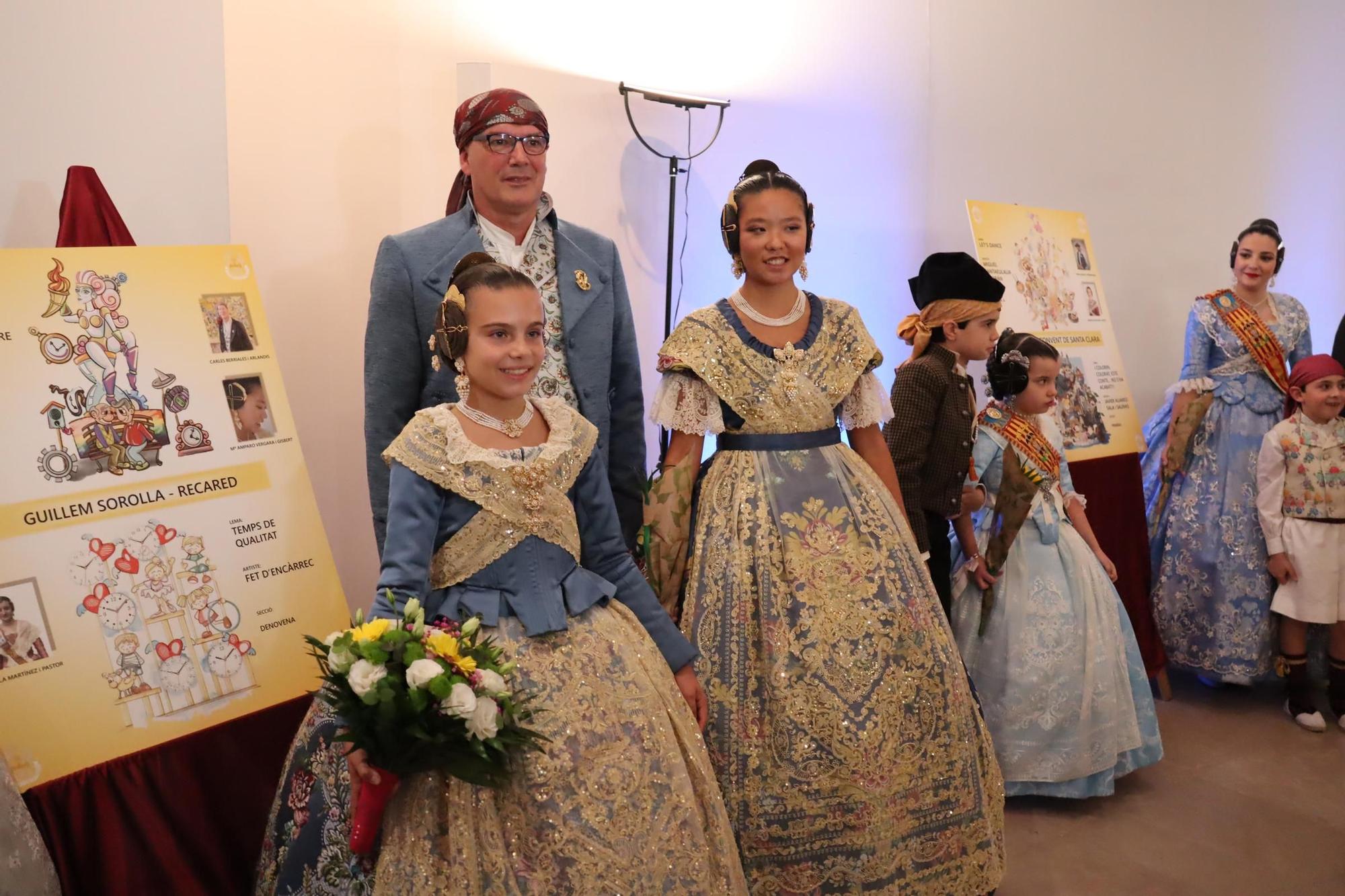 La fiesta de las fallas del Pilar-Sant Francesc con Marina y la corte infantil