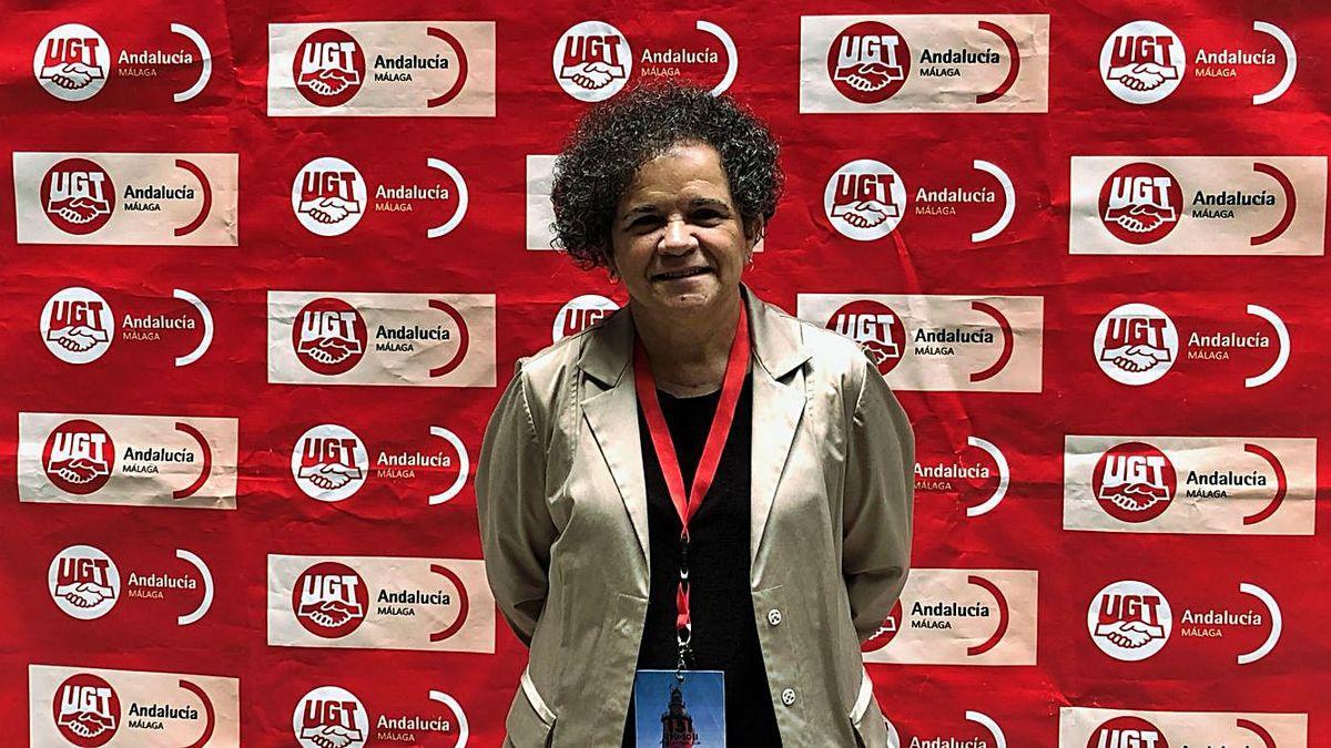 Soledad Ruiz. Secretaria general de UGT en Málaga.