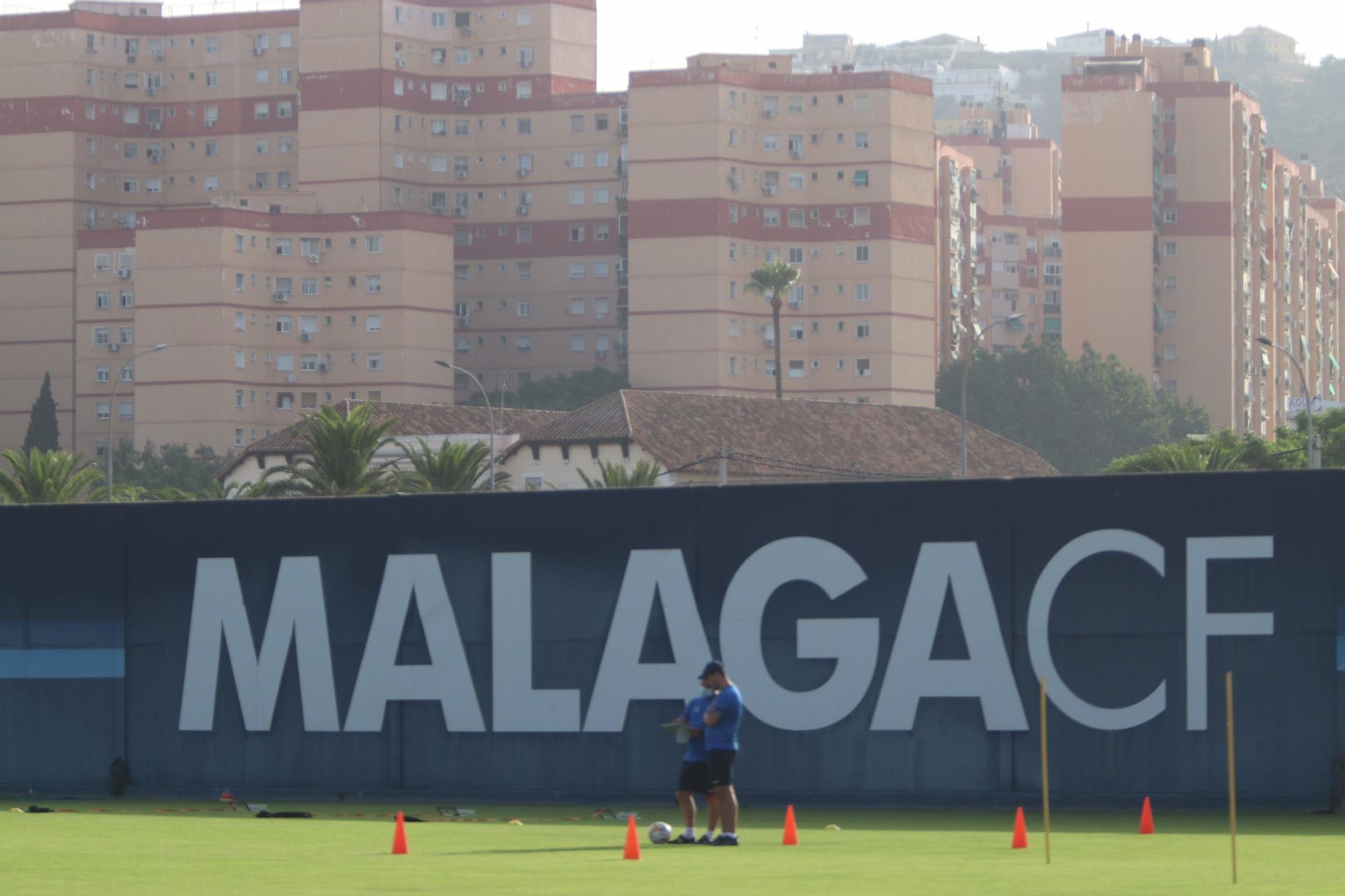 Entrenamiento del Málaga CF de este jueves 12 de agosto