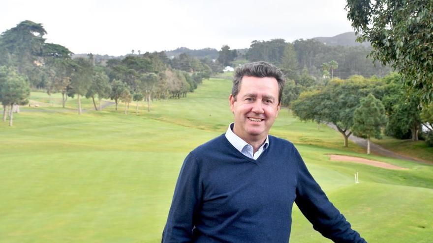 Gaspar Cólogan, presidente del Real Club de Golf de Tenerife.