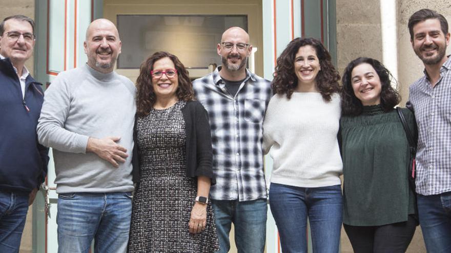 Xavier Monzó, Tomás Mestre, María Dolores Padilla, Iván Jiménez, Elena Candela, Mila García y Diego L. Juan.