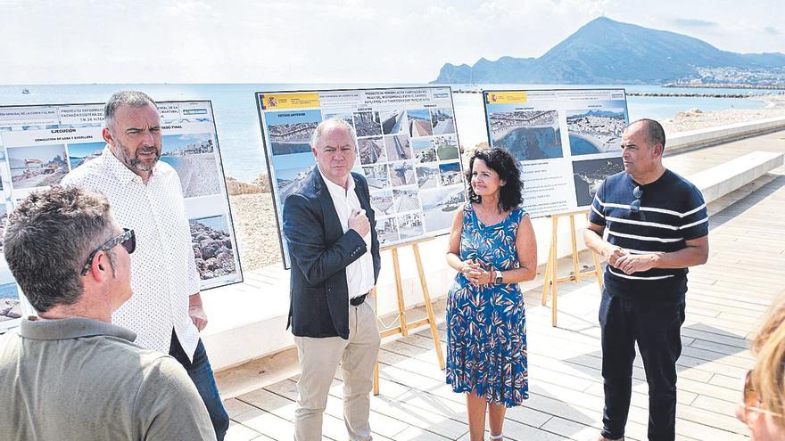 Cuarenta mil toneladas de grava para regenerar  la playa del Bol de Altea